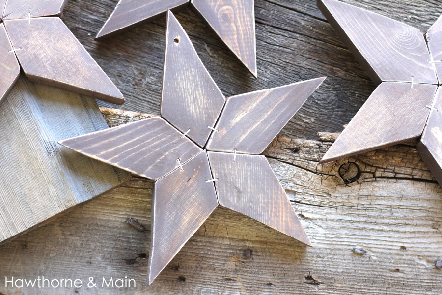 DIY Wood Stars – HAWTHORNE AND MAIN