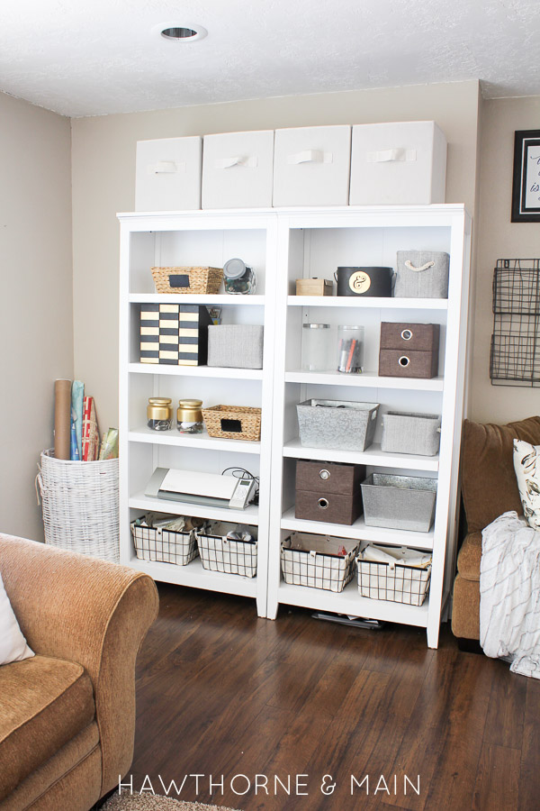 Organized White Craft Room Ideas