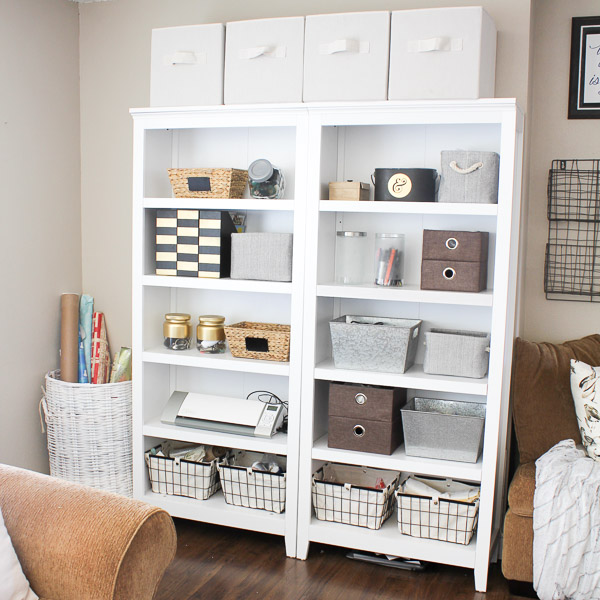 Aesthetic Storage Baskets for BILLY Bookcase Shelves