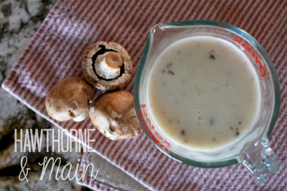 Store bought cream of mushroom soup is full of chemicals and a ton of calories. Learn how to make healthy and cheap homemade cream of mushroom soup. So easy!