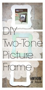 DIY Two-Tone Picture Frame