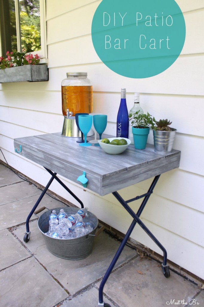 DIY Patio Bar Cart| Meet the B's