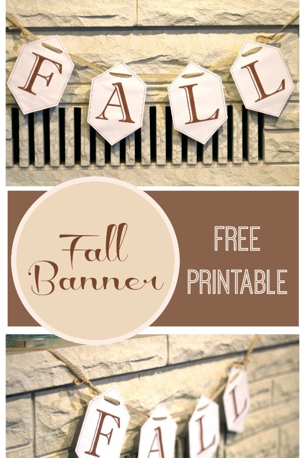 Fall Banner- Free Printable