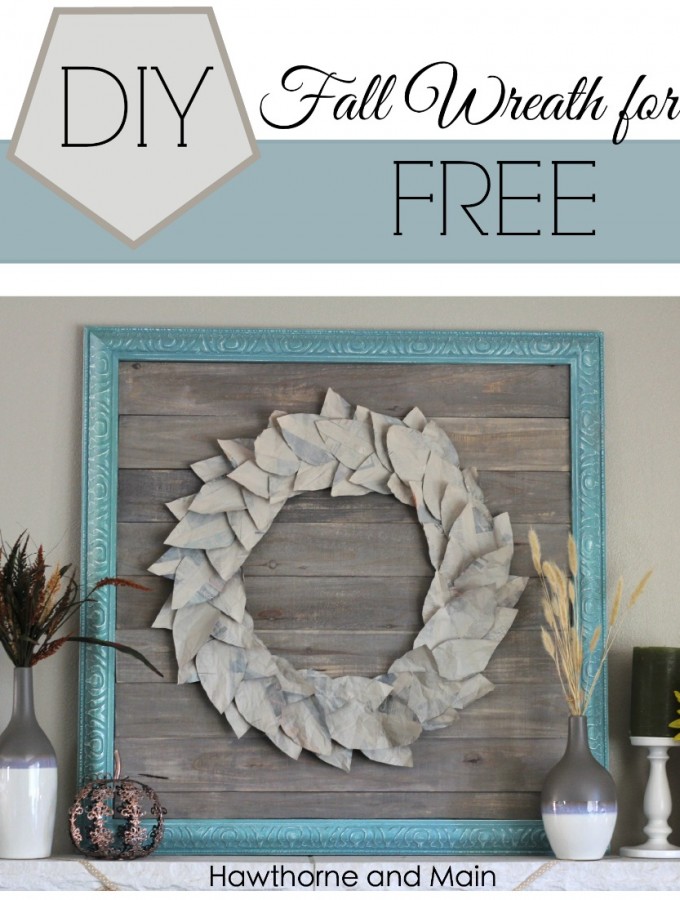 DIY Fall Wreath for FREE