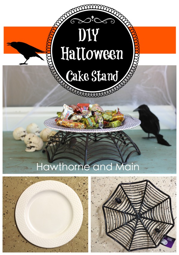 DIY Halloween Dollar Store Cake Stand