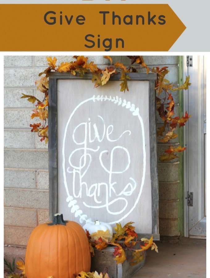 Give Thanks Sign