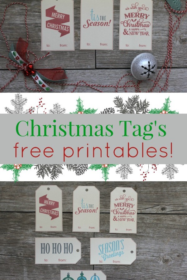 Holiday Gift Tags- FREE Printables!!!