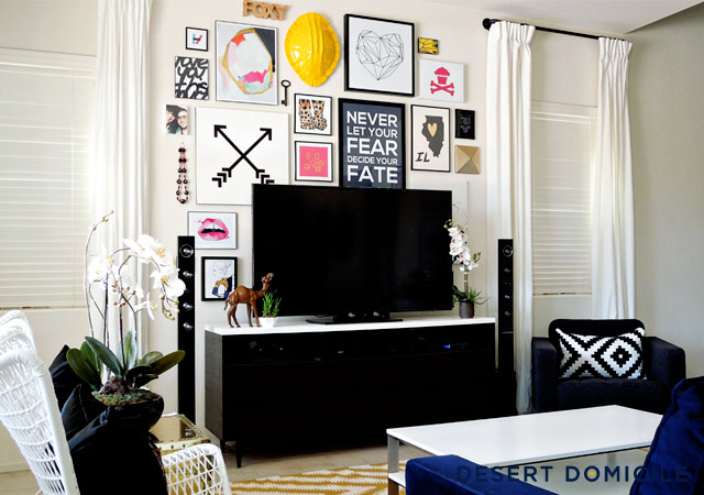 Do you have a boring wall behind your TV. I have rounded up 14 awesome ideas to help us all get inspiration on what do add behind the TV. So may get ideas!