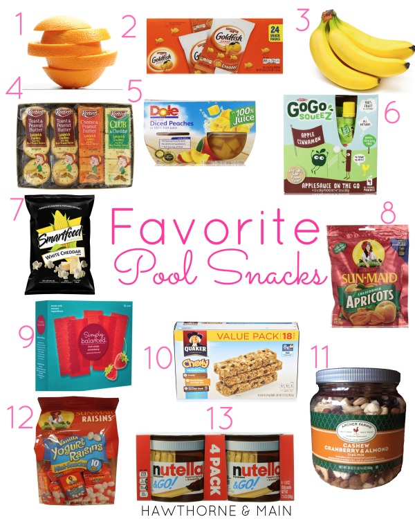 Favorite Pool Snacks