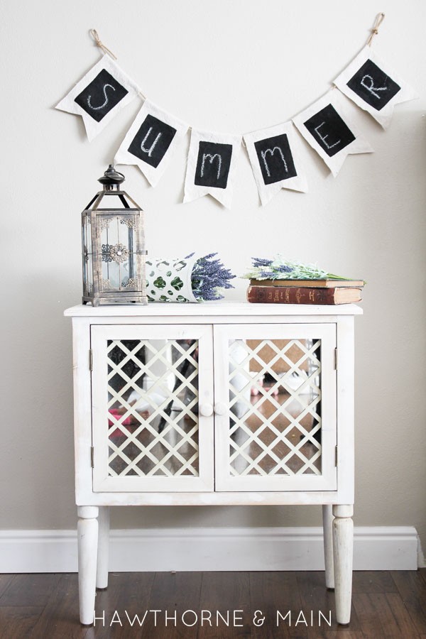 DIY Chalkboard Garland