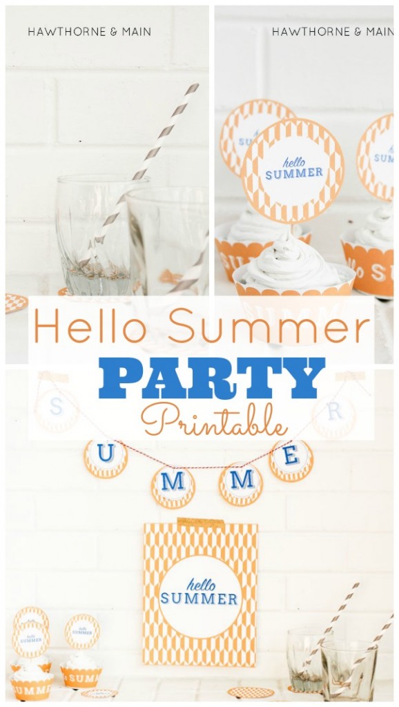 Check out these free Hello Summer Party Printable. They are perfect for your next summer party or get together! Cannot wait for summer! 