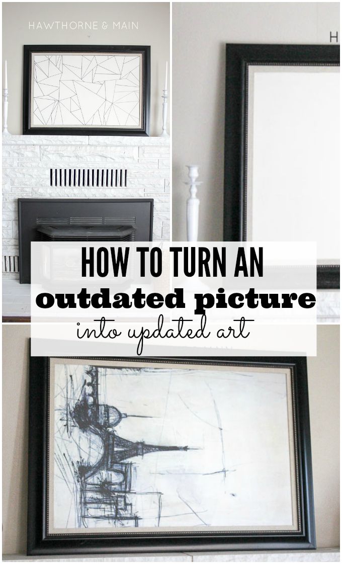 Come and see how easy it is to turn an outdated picture into updated art! It only takes a few supplies. you will be surprised how easy it is to recreate!