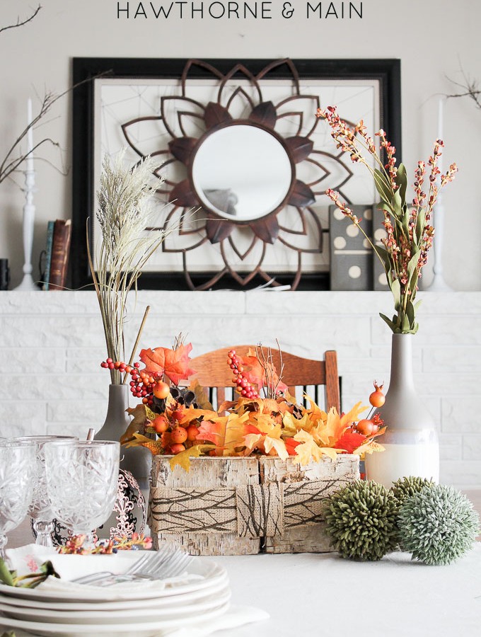 Woodsy Fall Centerpiece