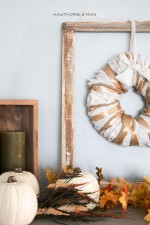 DIY Oversized Wreath