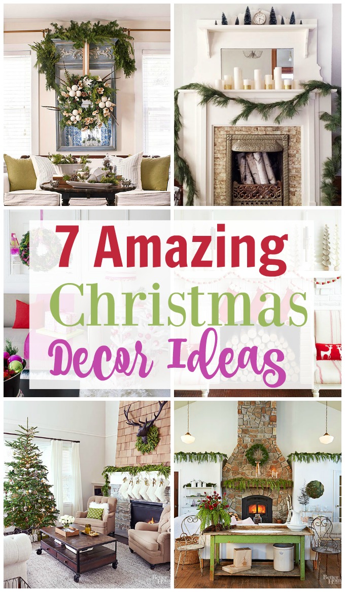 Looking for Christmas decor ideas this holiday season? Check out this great list of 7 amazing Christmas decor ideas.  They are sure to get the ideas flowing! 