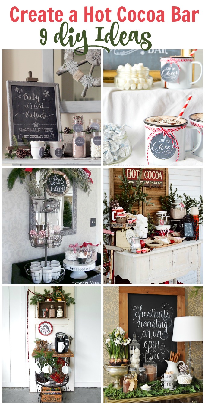 9 Hot cocoa bar ideas