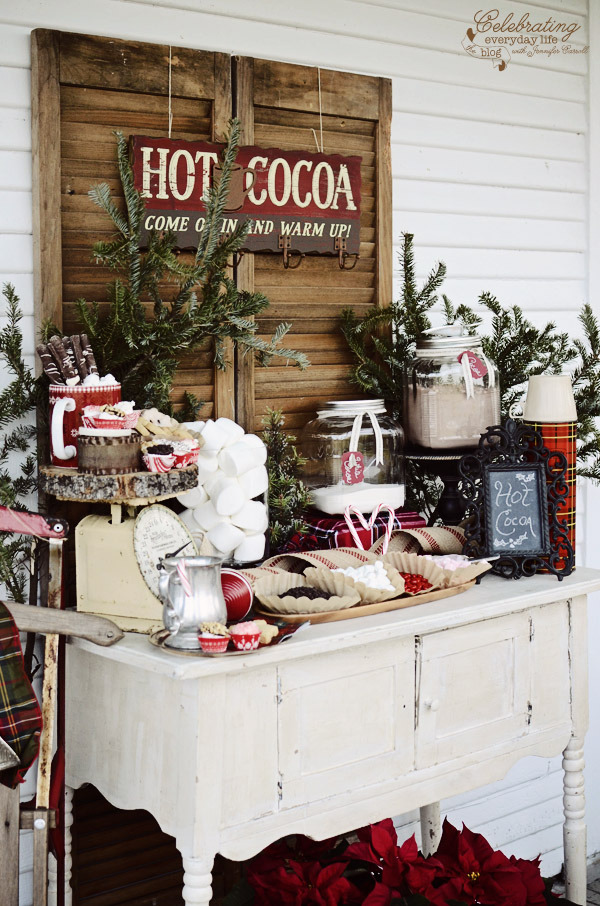 Here is a great list of Hot Cocoa Bar Inspiration ideas. It's soon going to be time to break out those hot drinks! Lets see how to do it in stye! So excited