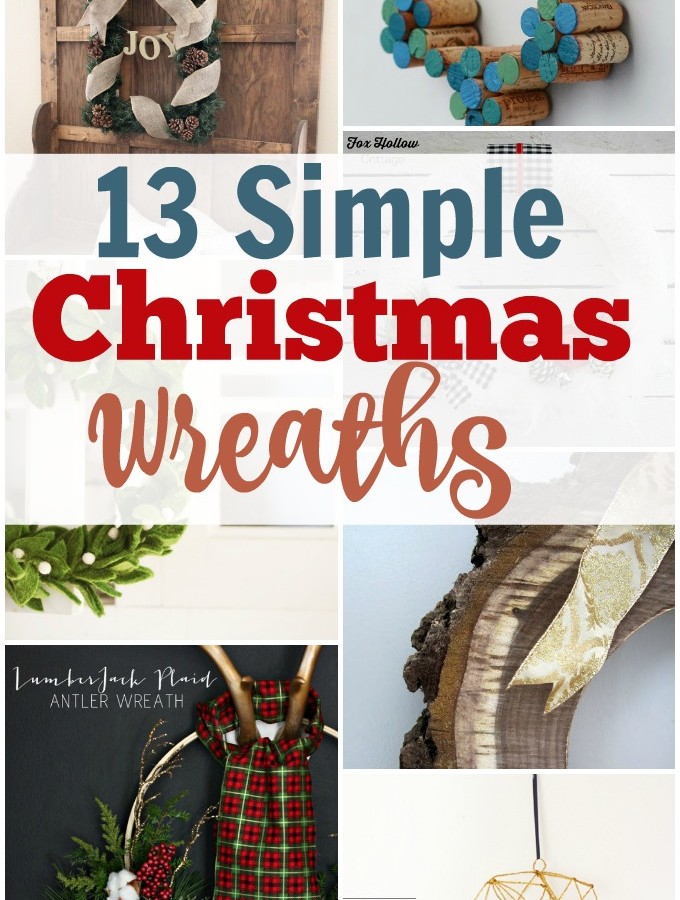 13 Simple Christmas Wreaths