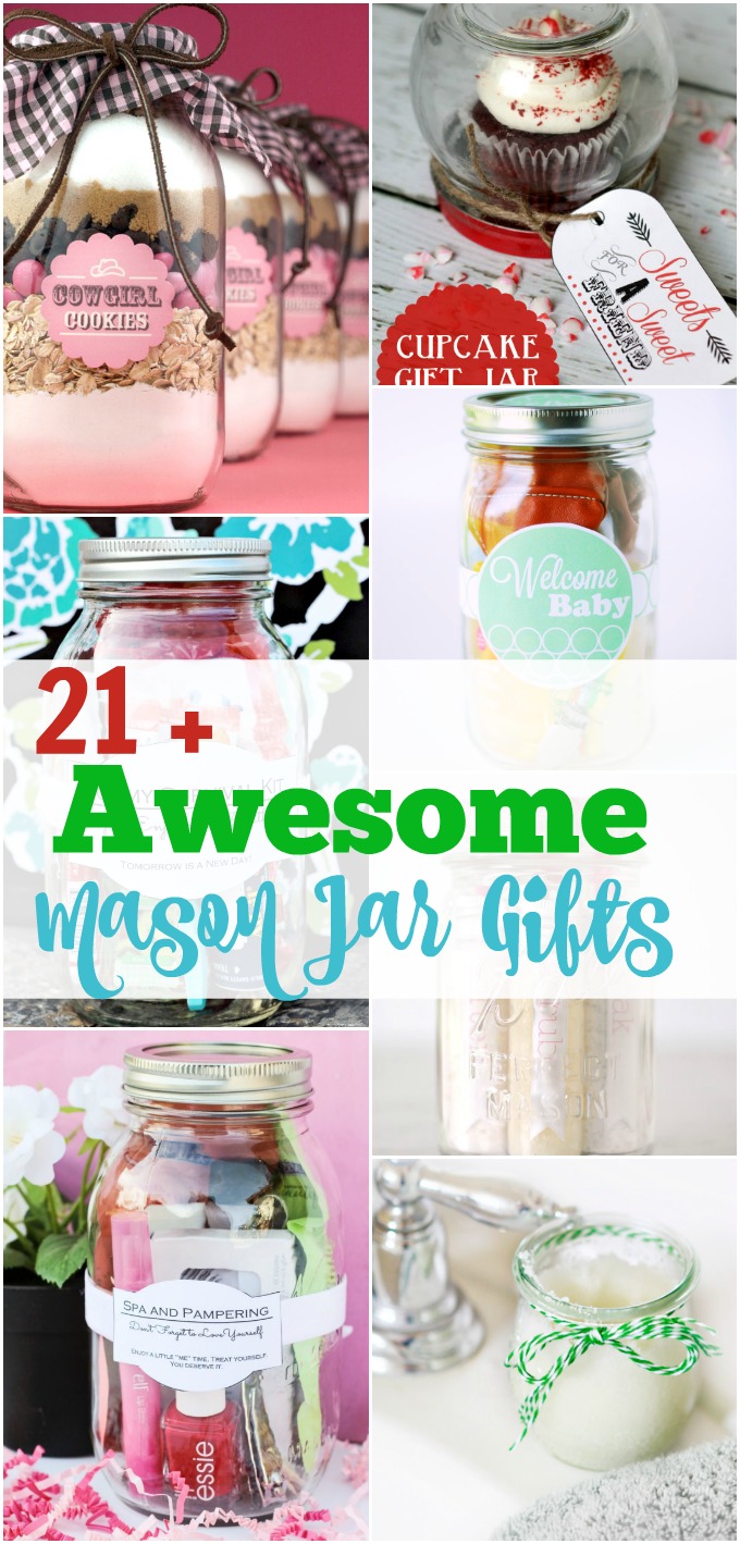 These mason jar gift ideas are awesome.  I really need to make some of these for neighbors and friends this year.  They look really easy to put together! 
