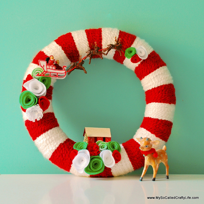 13 simple christmas wreaths 