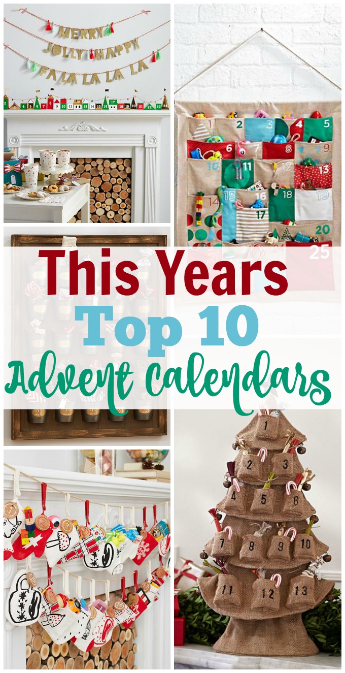 Advent calendars are awesome for kids and adults alike. Check out these top 10 advent calendars for this year. I think I love all of them. So fun! 