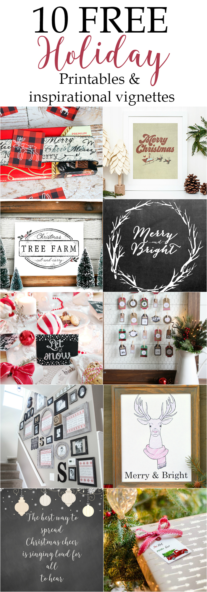 Buffalo Check Printable Gift Tags and More