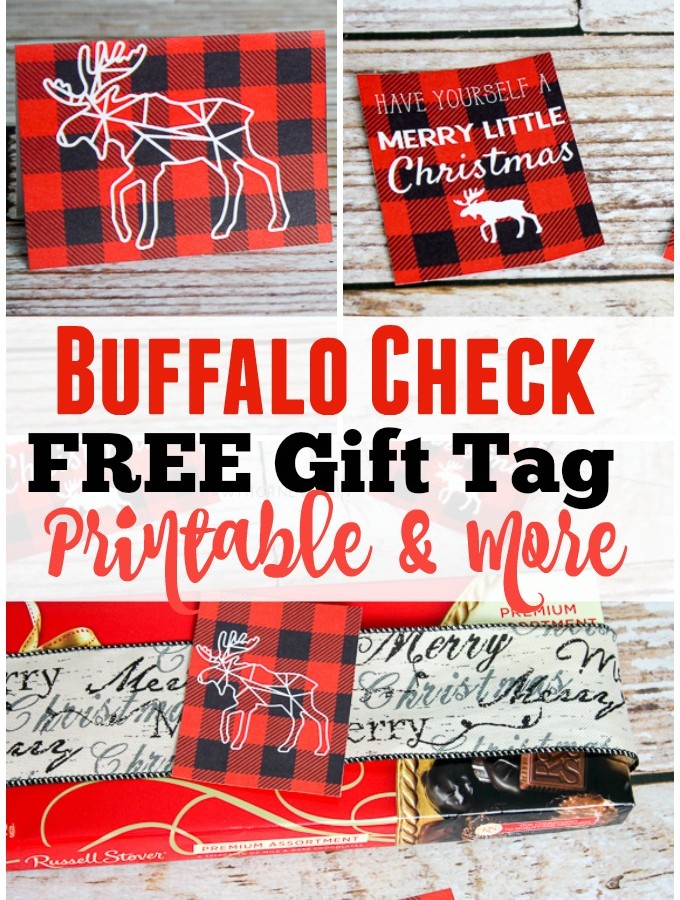 Buffalo Check Printable Gift Tags and More