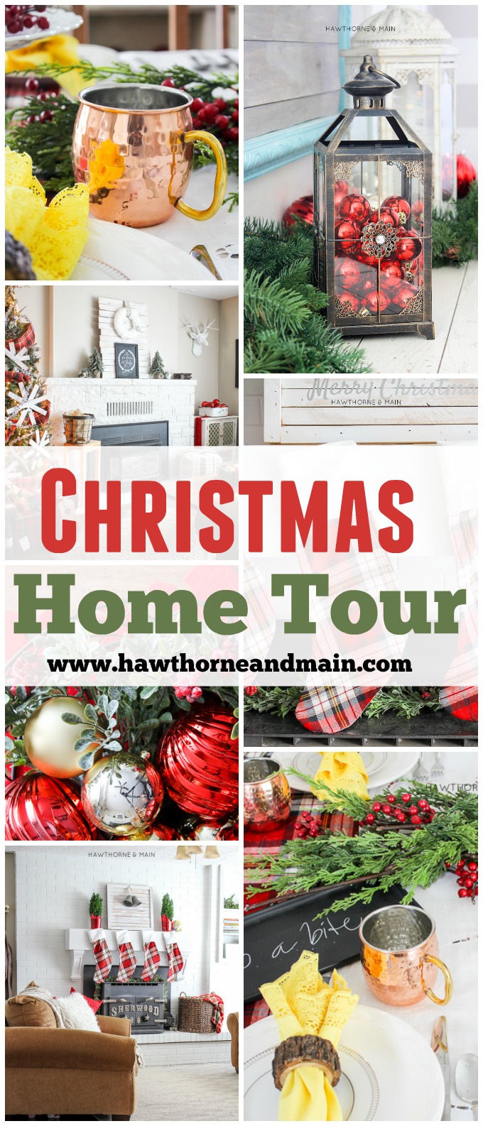 Christmas home tour 2015! Love all the beautiful decor ideas. Totally pinning for future reference.
