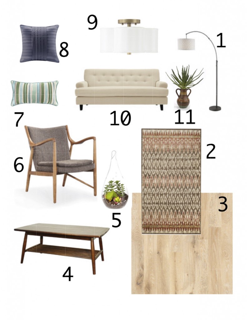 Mood board for our next big project, The Suite Pecan, an apartment addition. 