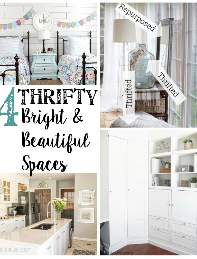 4 Thrifty Bright and Beautiful Spaces- Brag Worthy Thursday 16