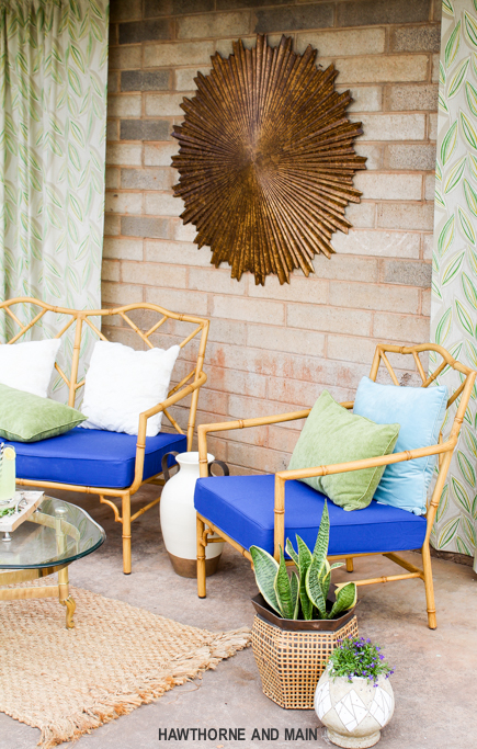 Eclectic Bohemian Patio Refresh