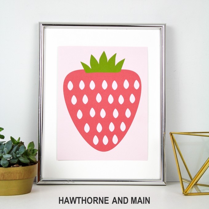 FREE Strawberry Printable PLUS a Giveaway!