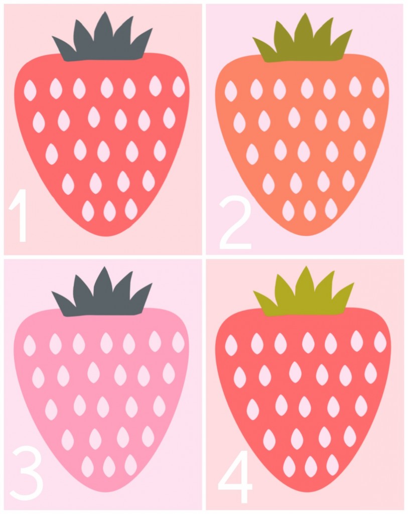 Love this strawberry printable! It is perfect for spring/summer. Totally pinning! 