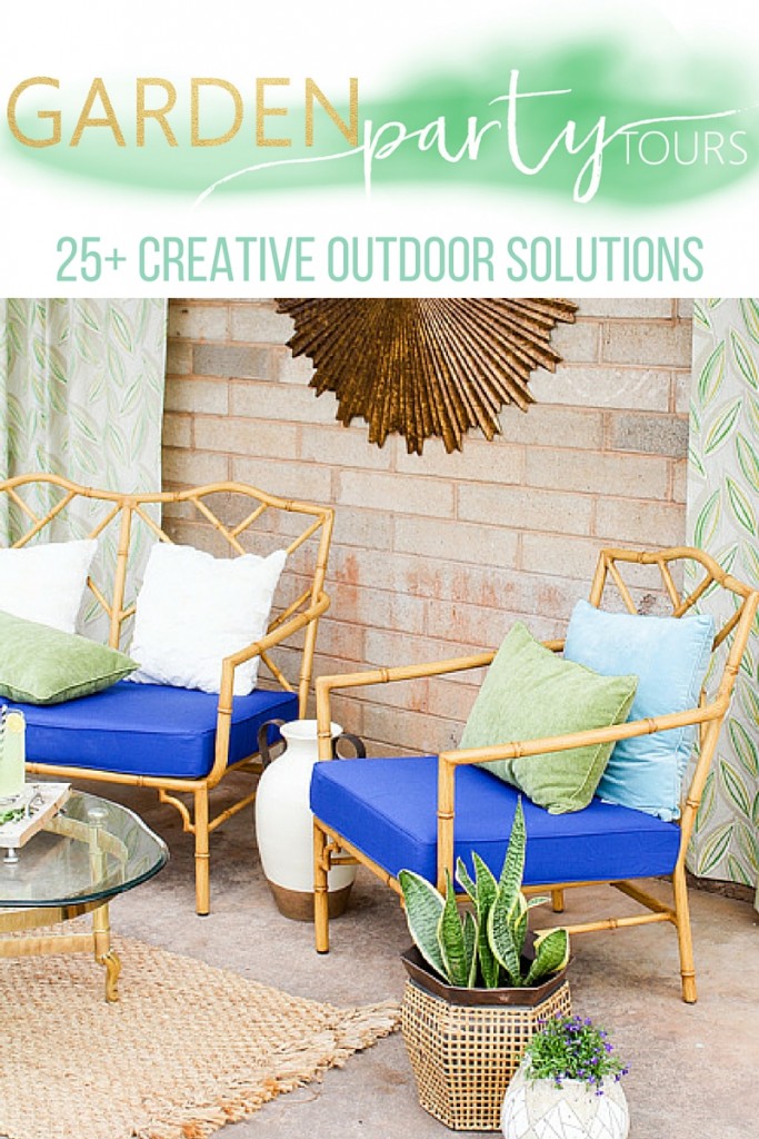 Welcome to our garden tour where 25 amazing bloggers are sharing their outdoor spaces. Come get tons of inspiration and ideas for your outdoor space! 
