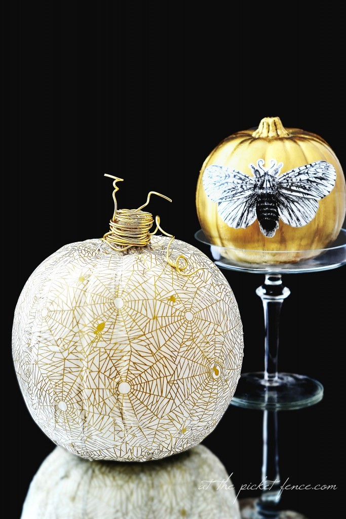 decoupage-pumpkins