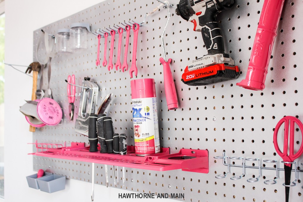 pink-tools-on-a-peg-board