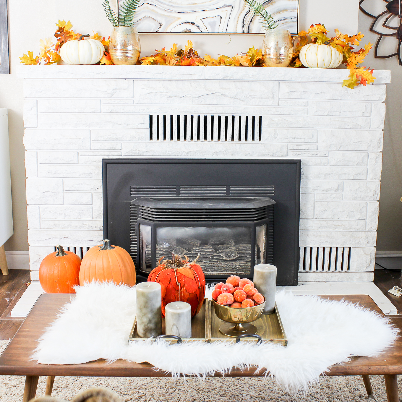 fireplace-with-fall-decorations 