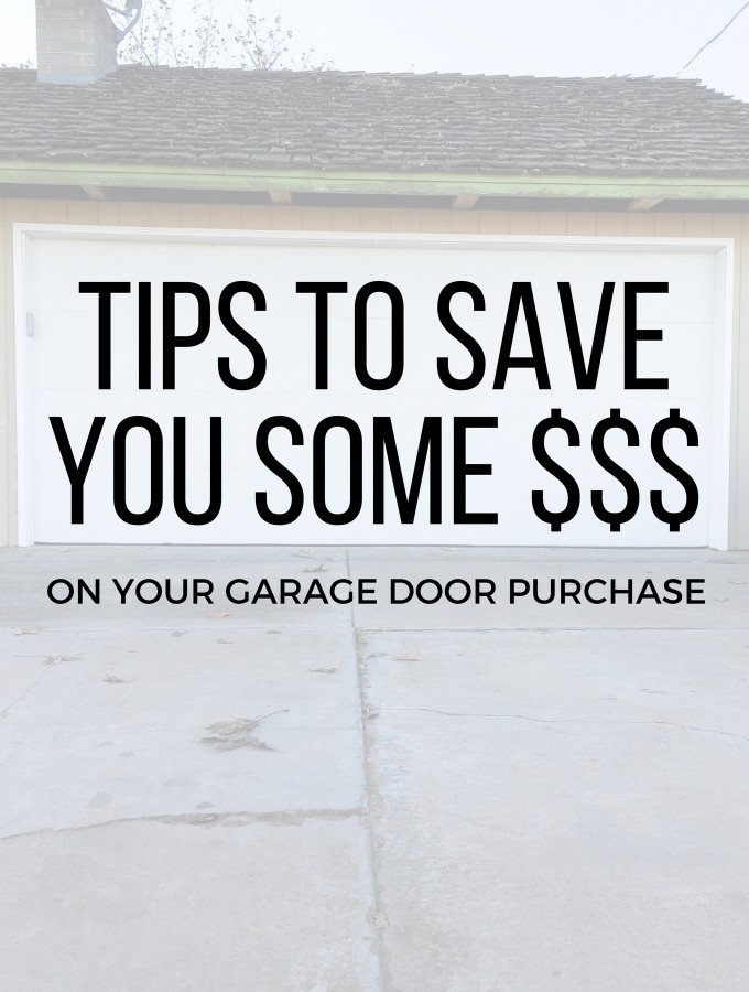 Tips for Choosing a Garage Door and How to Save Money!