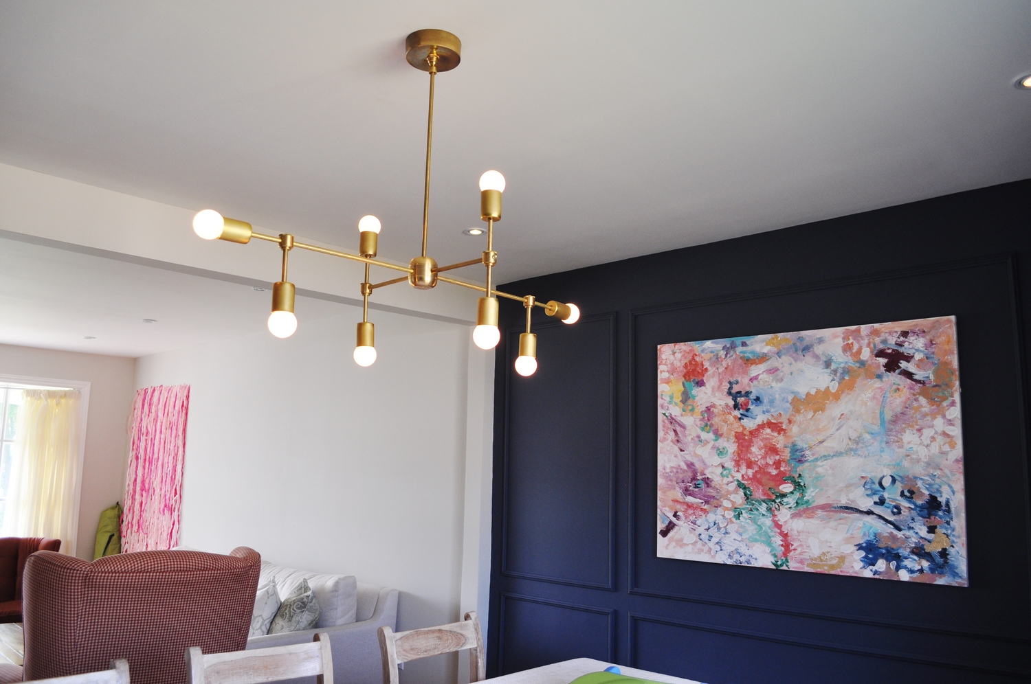 DIY+Brass+Chandelier+Round+Bulbs