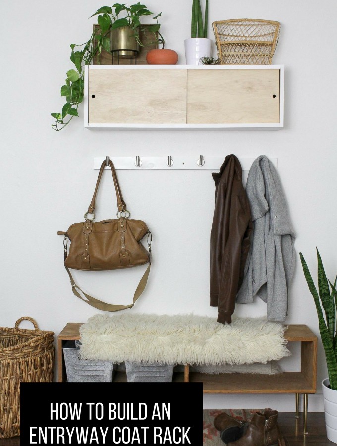 Simple DIY Coat Rack