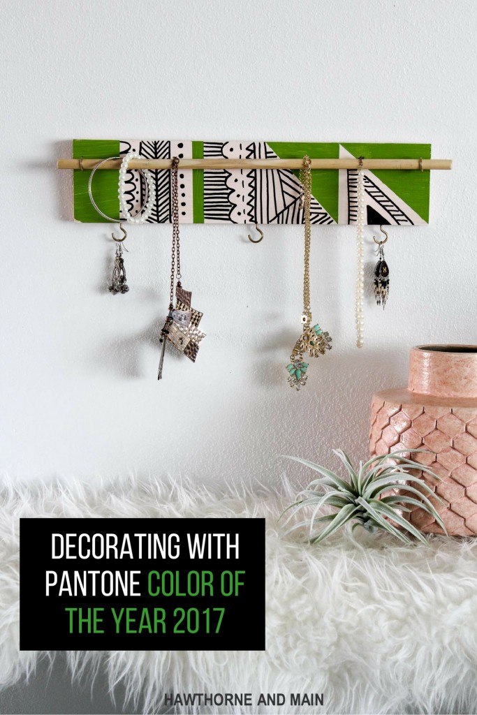 Loving this cute DIY jewelry holder. It looks like it is so easy to make with just a few supplies. 