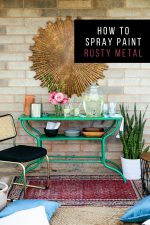 How to Spray Paint Rusty Metal